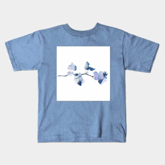 Hedera Branch Kids T-Shirt by Volddy